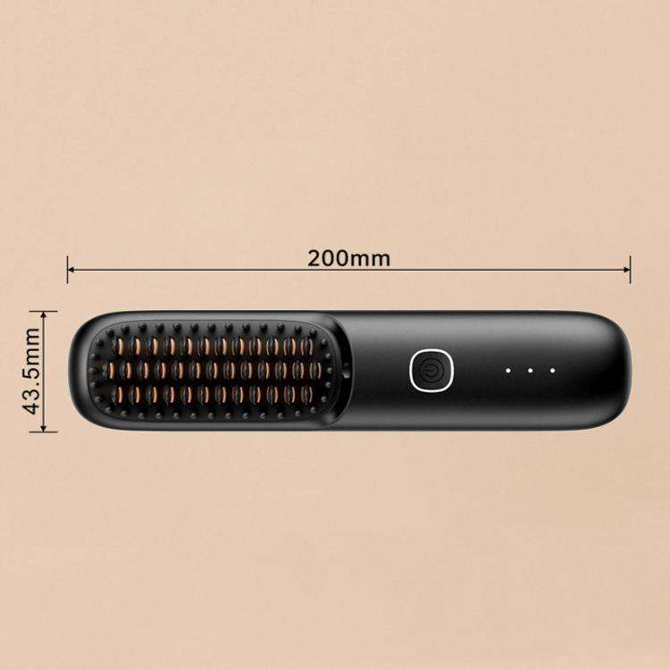 Negative Ion Hair Care Wireless Hair Straightener Portable Straight and Curly Hair Straightener(I...