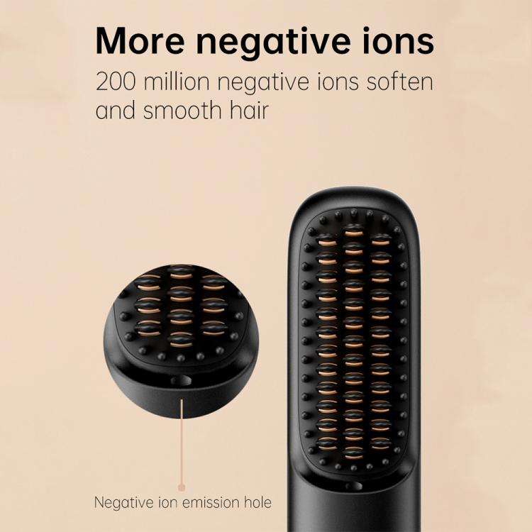 Negative Ion Hair Care Wireless Hair Straightener Portable Straight and Curly Hair Straightener(I...
