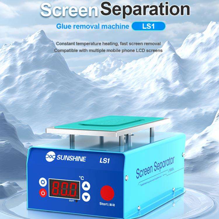 SUNSHINE LS1 Mobile Phone LCD Screen Repair Heated Separator Curved Straight Screen Frame Removal...