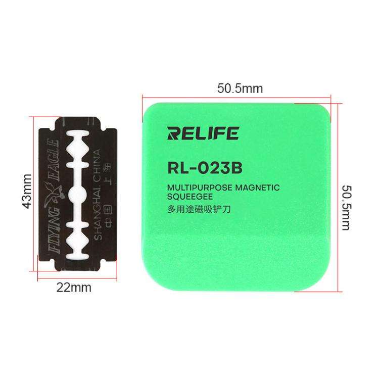 RELIFE RL-023B Multi-purpose Magnetic Spatula LCD Screen Degumming Glass Cleaning Knife