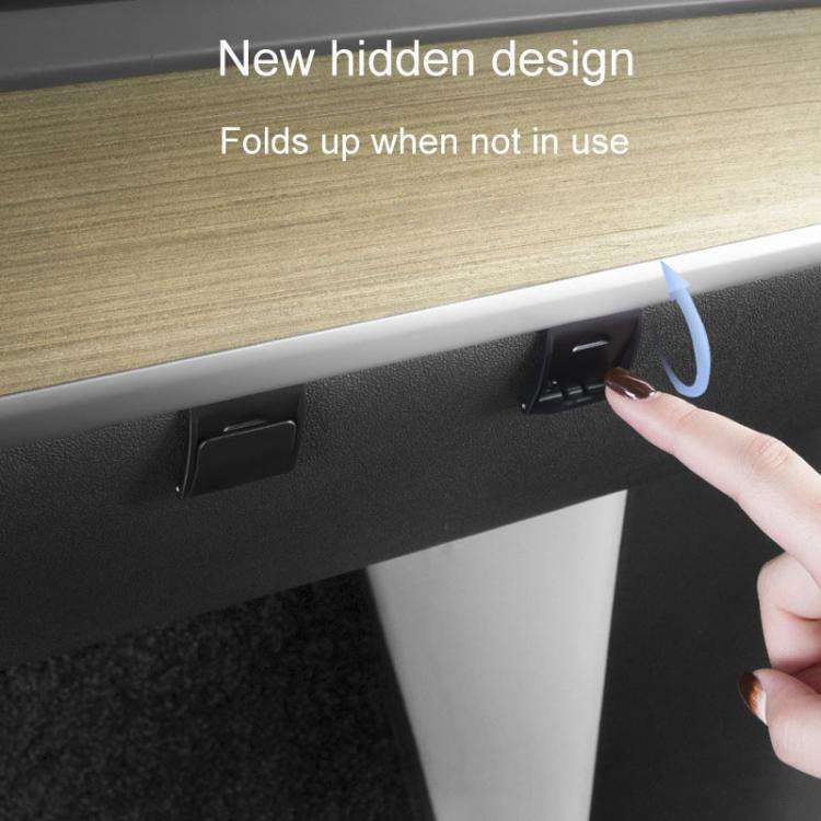 For Tesla New Model 3 / Y Car Passenger Glove Box Hidden Hook(Black)