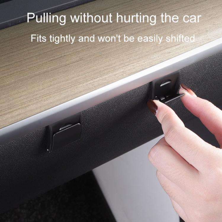 For Tesla New Model 3 / Y Car Passenger Glove Box Hidden Hook(Black)