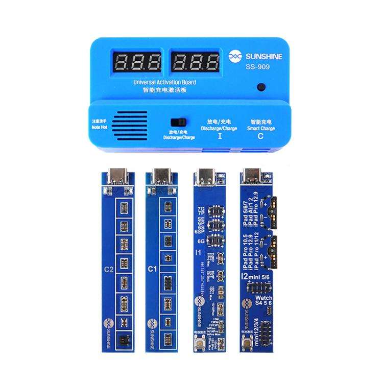 SUNSHINE SS-909 V9.0 Universal Battery Activation Board Quick Charge Maintenance Line For IPhone ...