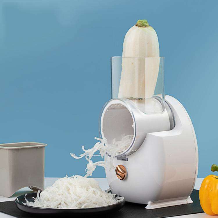 CY-661 3-in-1 Kitchen Multifunctional Roller Electric Vegetable Cutter, Spec: Green Wireless Model