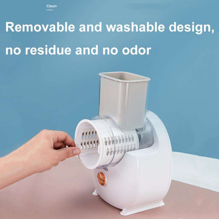CY-661 3-in-1 Kitchen Multifunctional Roller Electric Vegetable Cutter, Spec: Green EU Plug