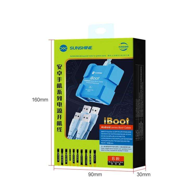 SUNSHINE iBoot B For Android 5V Power Cable Mobile Phone Repair Tool Battery Power Test Boot Cable