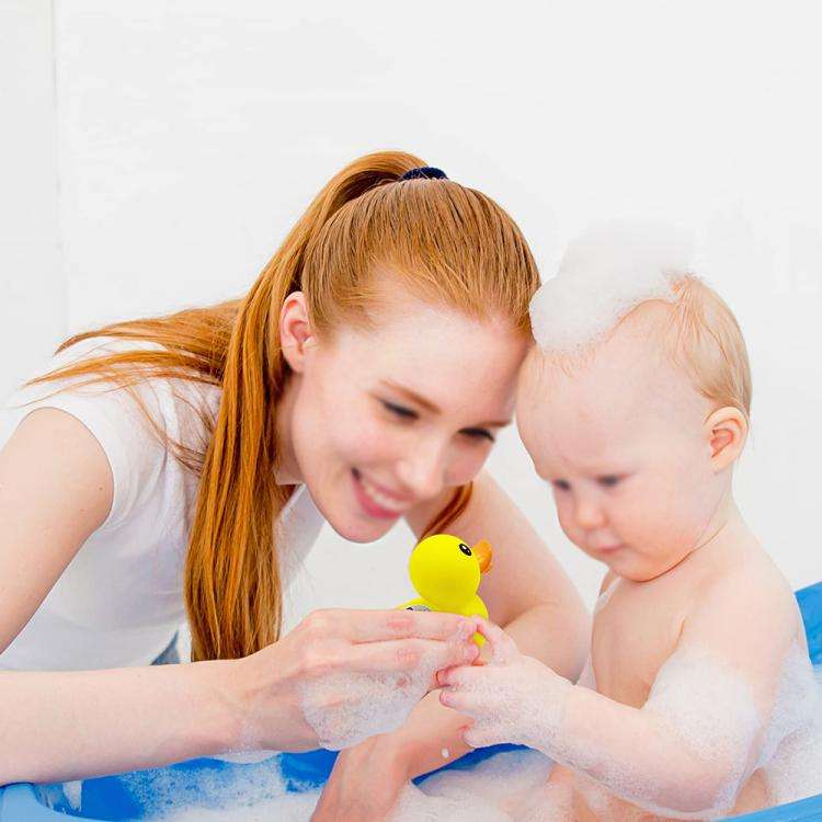 LED Digital Display Little Yellow Duck Electronic Thermometer Baby Bathtub Water Thermometer(AF-024)