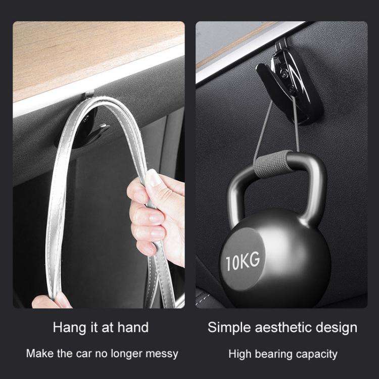 For Tesla Model 3 / Y 2022-2024 Passenger Concealed Glove Box Hook(Black)