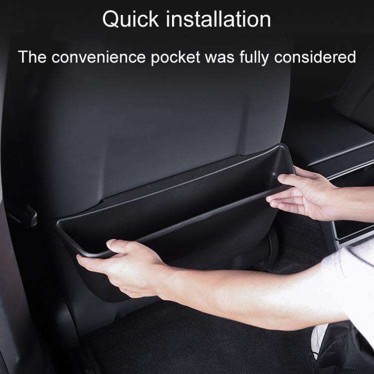 For Tesla Model 3 / Y Car Seat Rear Wet And Dry Storage Boxes