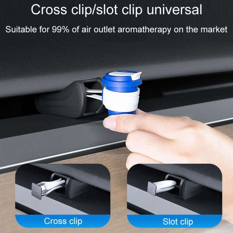 For Tesla New Model 3 / Y Car Air Conditioning Outlet Aromatherapy Clip Conversion Clamp Accessor...