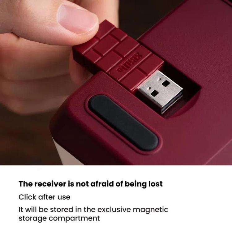 8BitDo Retro18 Tri-mode Connection Computer Mechanical Numeric Keyboard Counter 2 In 1(Red Fami V...