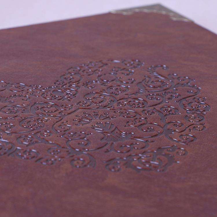16 inch Art Vintage Leather Photo Album DIY Hand-pasted Photo Album Binder Picture Scrapbook, Siz...