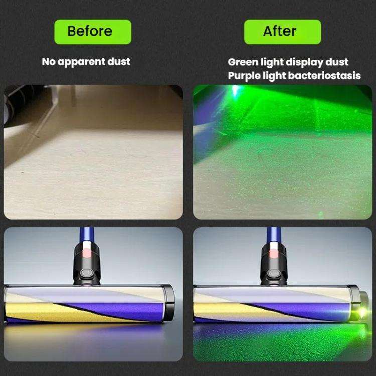 Universal Vacuum Cleaner Antibacterial Dust Display LED Lamp for Dyson / Dreame / Tineco , etc Gen 2