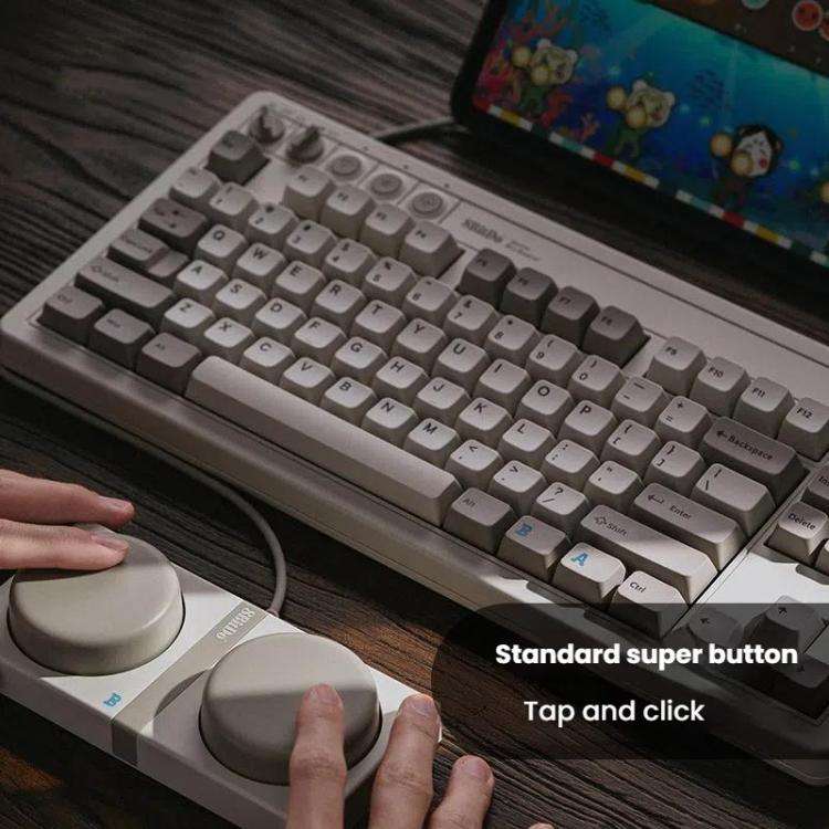 8BitDo Retro87 M Mechanical Keyboard Vintage Wireless Bluetooth / 2.4G / Wired Triple Mode Connec...