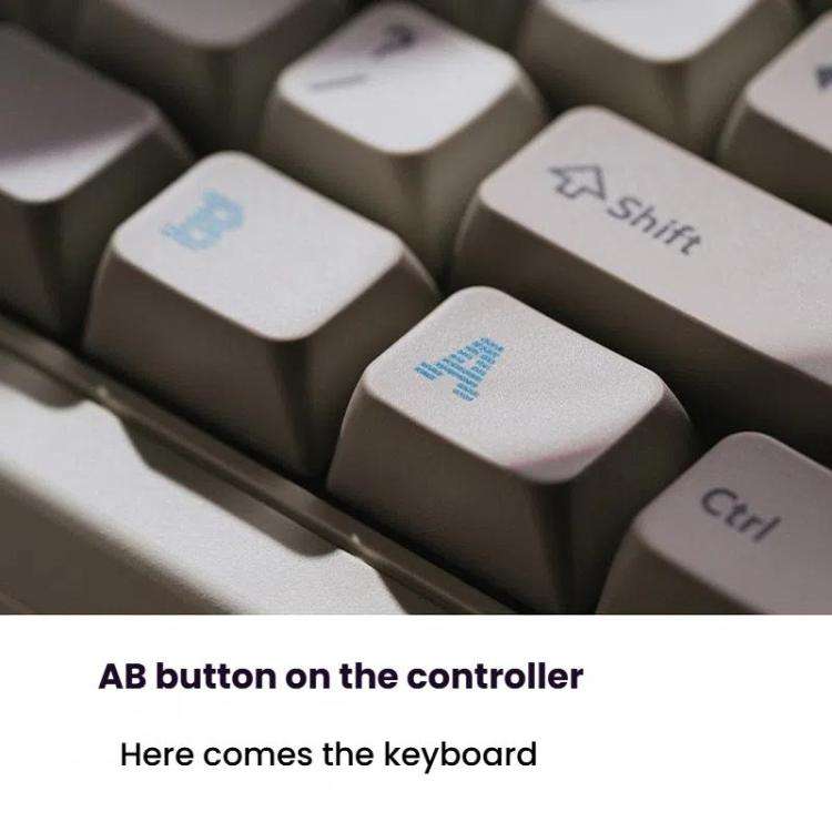 8BitDo Retro87 M Mechanical Keyboard Vintage Wireless Bluetooth / 2.4G / Wired Triple Mode Connec...