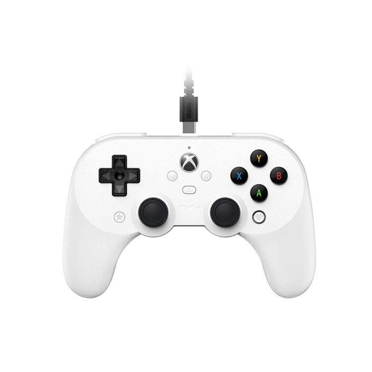 For Xbox One / Series X / Series S 8BitDo Pro2 Wired Gamepad(White)
