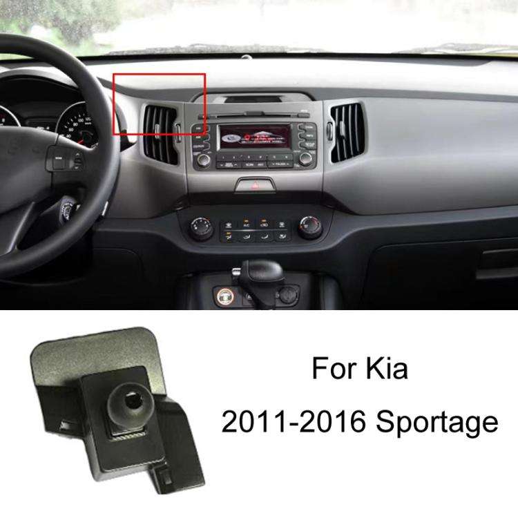 For Kia Left Driving Car Special Mobile Phone Navigation Bracket Base, Model: 11-16 Sportage