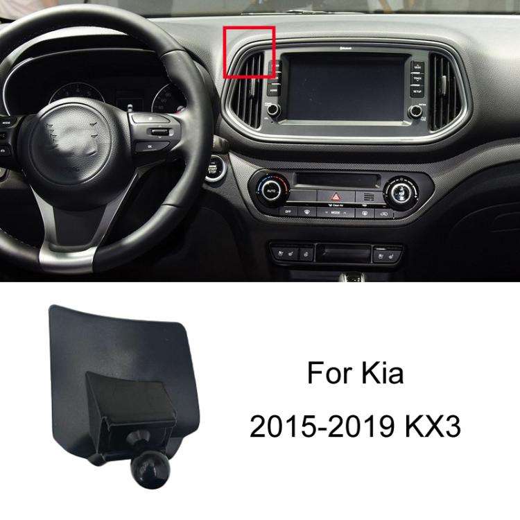For Kia Left Driving Car Special Mobile Phone Navigation Bracket Base, Model: 15-19 KX3