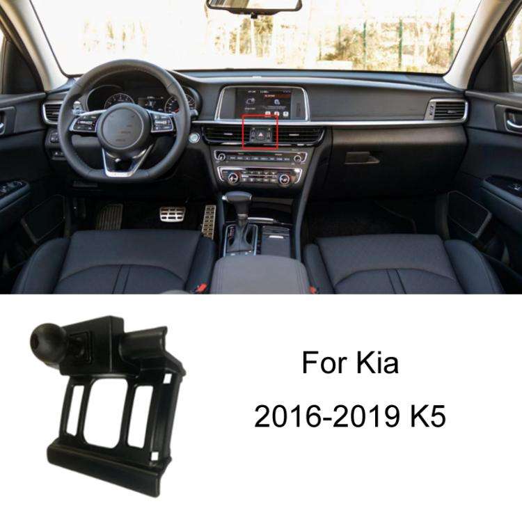 For Kia Left Driving Car Special Mobile Phone Navigation Bracket Base, Model: 16-19 K5