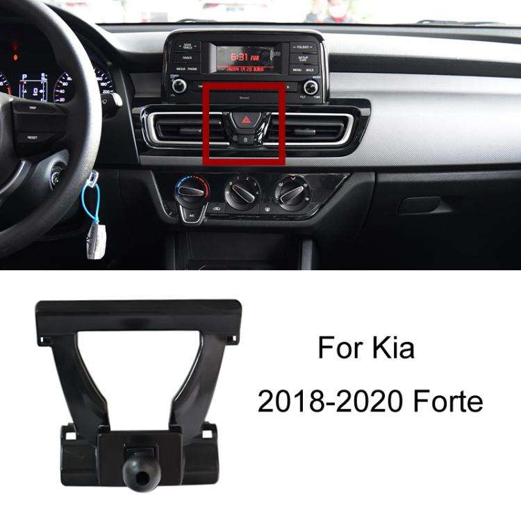 For Kia Left Driving Car Special Mobile Phone Navigation Bracket Base, Model: 18-20 Forte