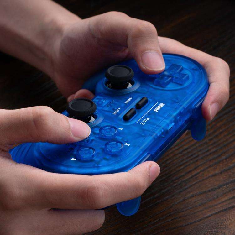 8BitDo Pro2 Retro Hall Edition Translucent Bluetooth With Back Button Multi-Platform Gamepad(Green)