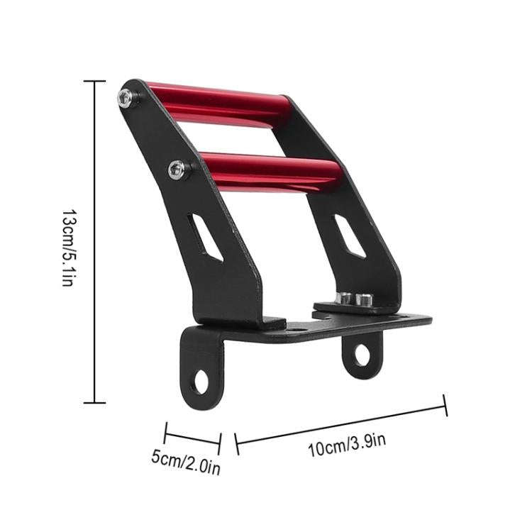 For KUGOO M4 Electric Scooter Rear Foot Support Handle Bar Rear Bracket Accessories(Black)