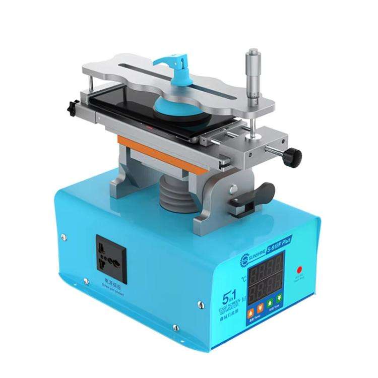 SUNSHINE S-918F Plus 5 In 1 Curved Screen Separator Mobile Phone LCD Screen Repair Separator Heat...