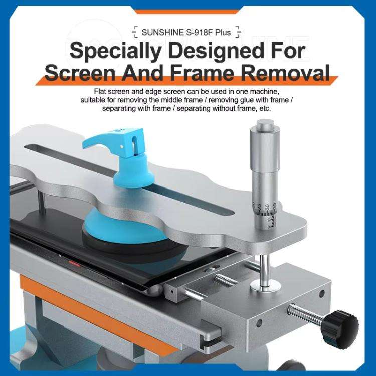 SUNSHINE S-918F Plus 5 In 1 Curved Screen Separator Mobile Phone LCD Screen Repair Separator Heat...