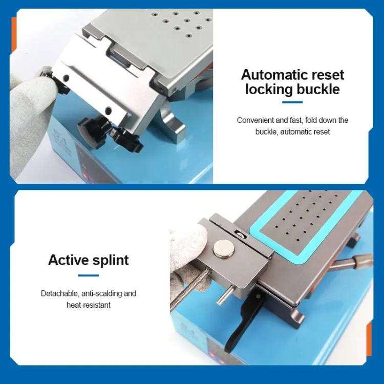 SUNSHINE S-918F Plus 5 In 1 Curved Screen Separator Mobile Phone LCD Screen Repair Separator Heat...