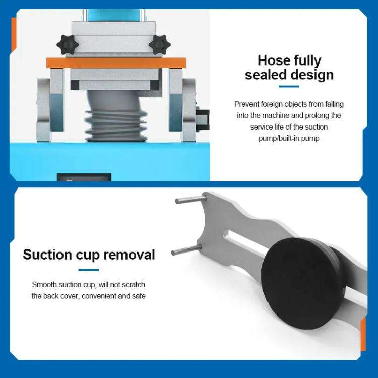 SUNSHINE S-918F Plus 5 In 1 Curved Screen Separator Mobile Phone LCD Screen Repair Separator Heat...