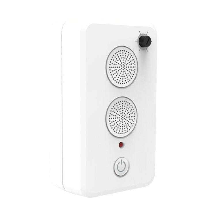 USB Rechargeable Doors Windows Ultrasonic Animal Bird Repeller(White)