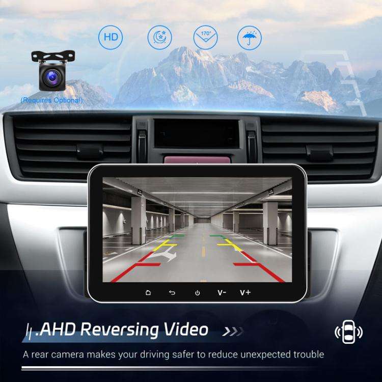 7 inch Horizontal Screen Android 13.0 Single Spindle Universal Car Multimedia Player, Style: Stan...