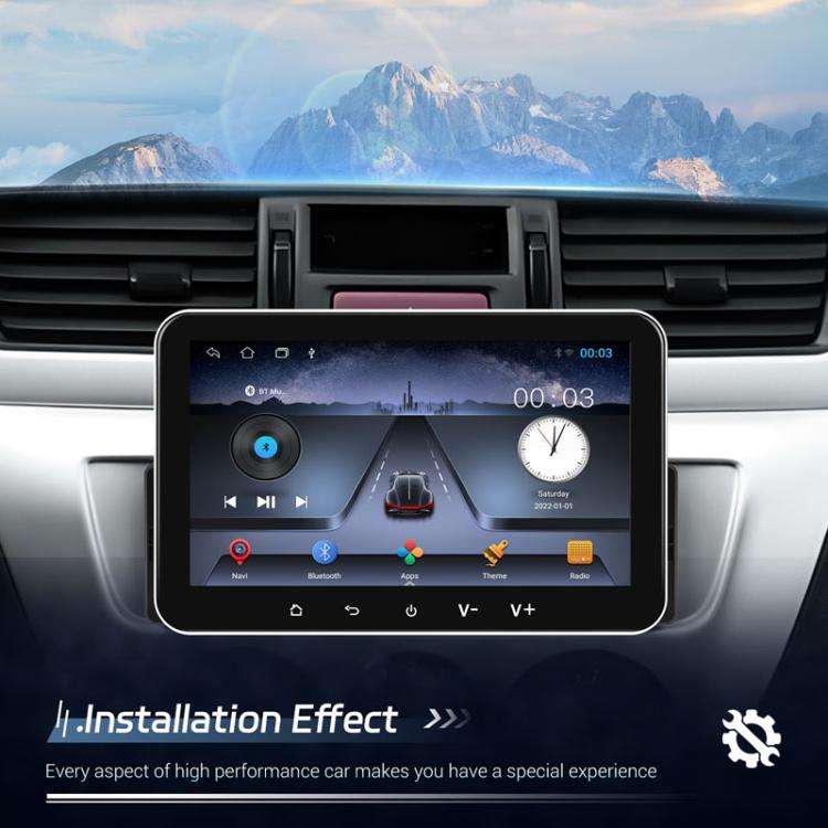 7 inch Horizontal Screen Android 13.0 Single Spindle Universal Car Multimedia Player, Style: Stan...