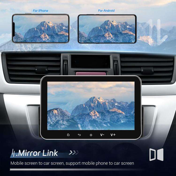7 inch Horizontal Screen Android 13.0 Single Spindle Universal Car Multimedia Player, Style: Stan...