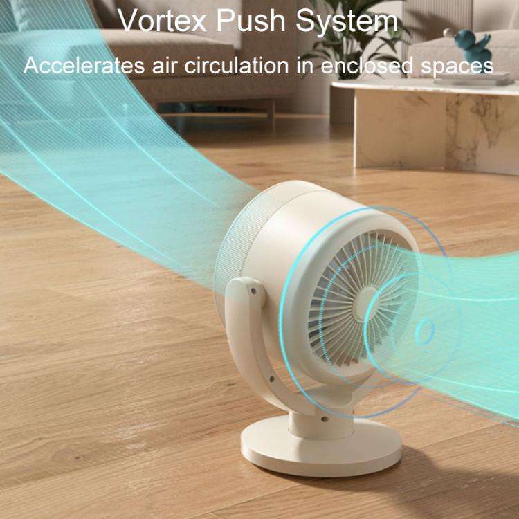 F168 Intelligent Voice Desktop Circulation Fan Touch-Screen Shaking-Head High Rotation Speed Blad...
