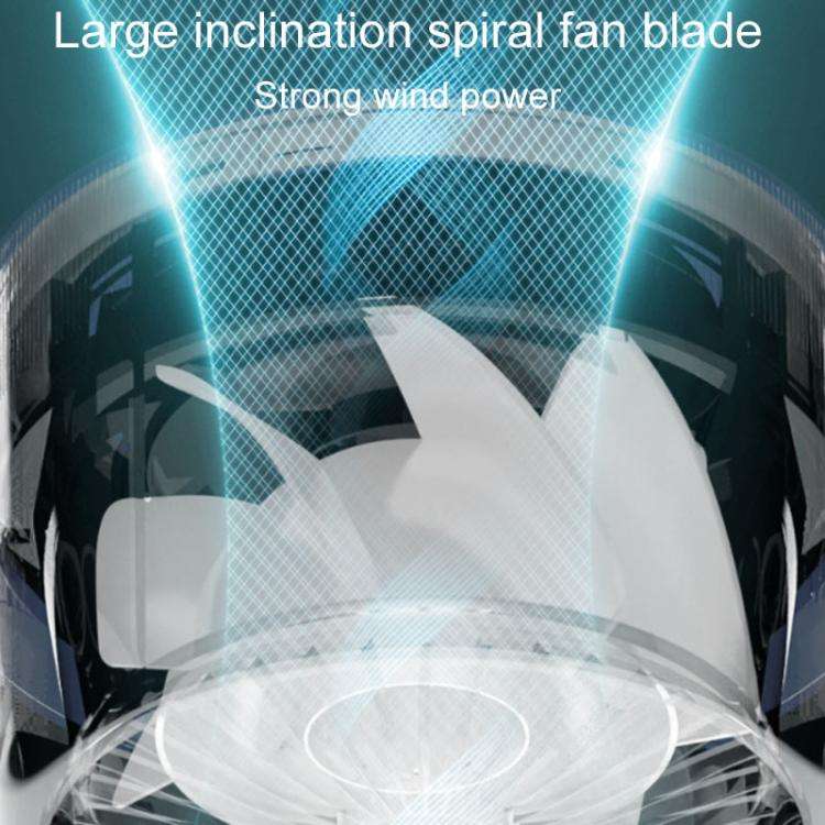 F168 Intelligent Voice Desktop Circulation Fan Touch-Screen Shaking-Head High Rotation Speed Blad...