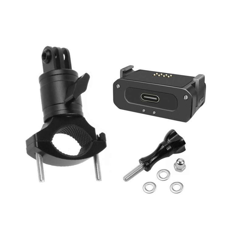 For DJI Osmo Action 2 Camera Magnetic Charging Base with 1/4 Inch & Arri Hole, Spec: Set B
