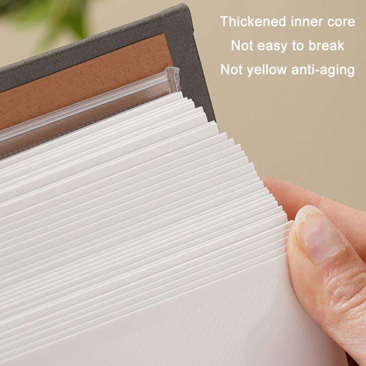 Leather Self-Adhesive Laminating Pocket Photo Album Studio Album DIY Large Capacity Records, Spec...