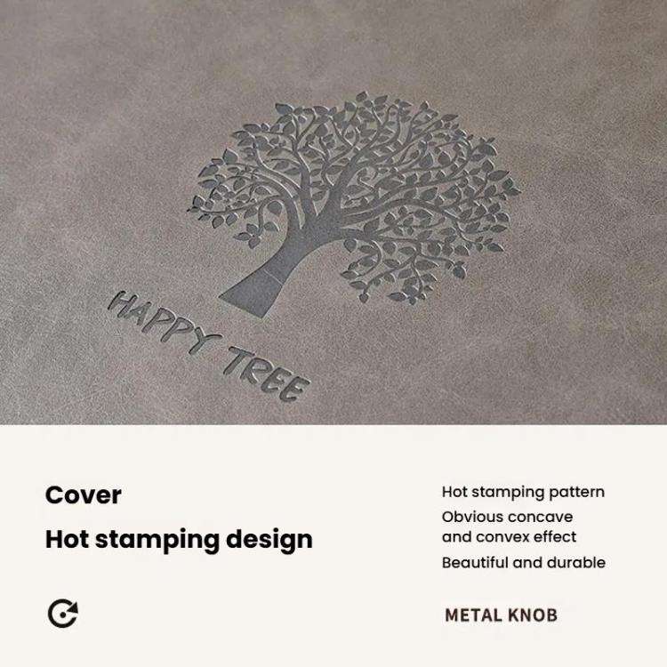 Leather Self-Adhesive Laminating Pocket Photo Album Studio Album DIY Large Capacity Records, Spec...