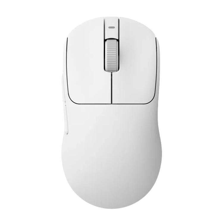 Ajazz AJ199 MAX Wireless 2.4GHz Wired BT Tri-Mode Mouse PAW3395 Lightweight Gaming Mouse(White)