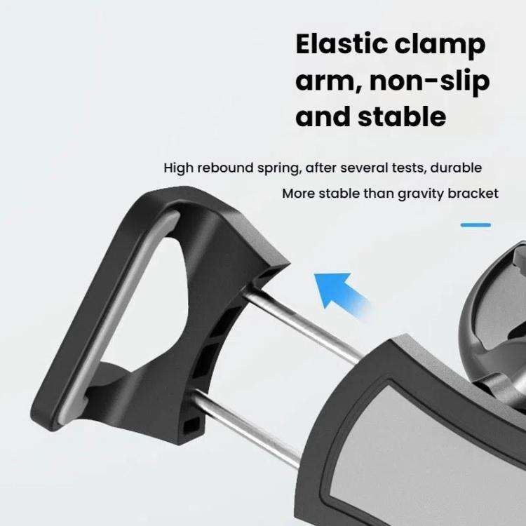 Car CD Slot Navigation Mobile Phone Holder, Color: Clip Type Gray