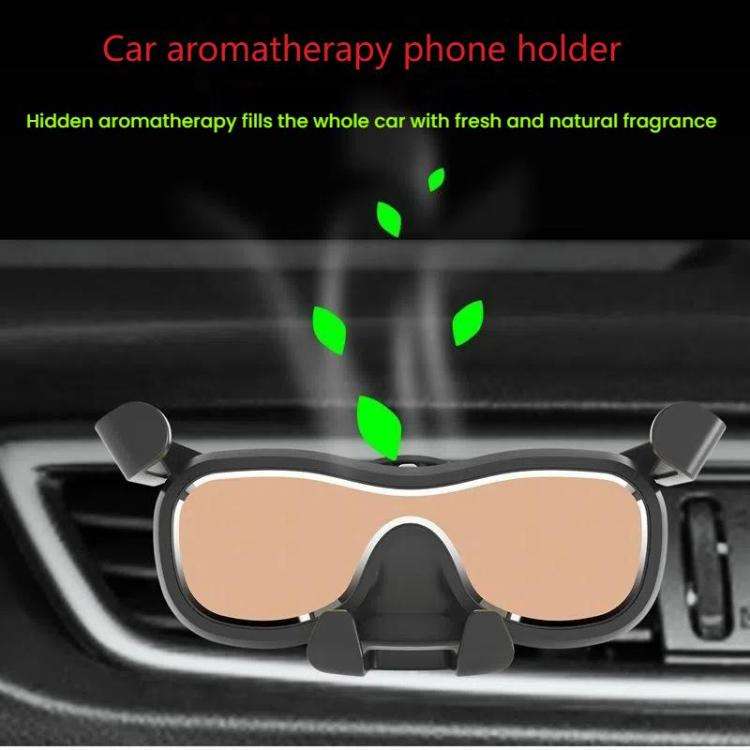 Car Air Conditioning Outlet Aromatherapy Gravity Mobile Phone Holder(Red)