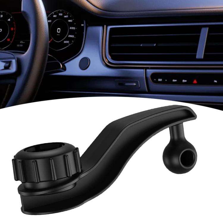 Car Phone Holder Extension Rod Vehicle Air Vent Clip Phone Accessories(Black)