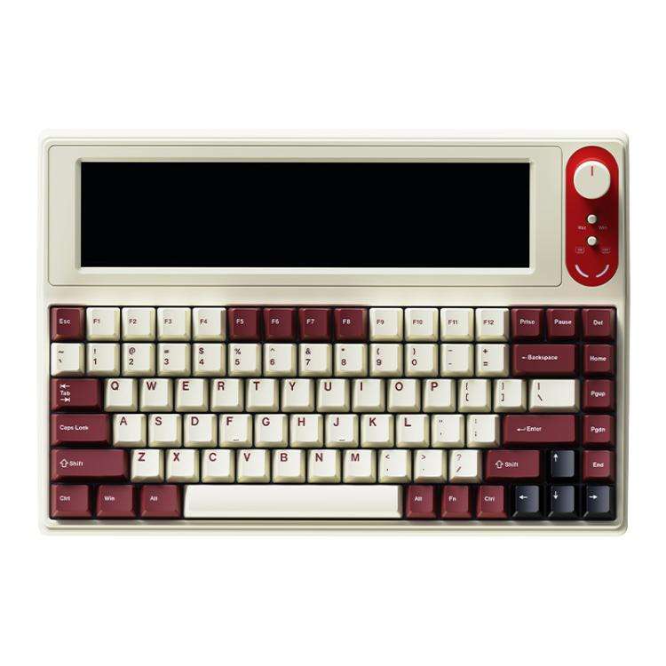 Ajazz AKP846 Mechanical Keyboard Wired With 10.1-inch Color Screen Programming Custom Driver Game...