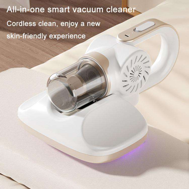 85000Pa Smart Handheld Vacuum Cleaner Cordless Dust Mite Removal UV Sterilizer Vacuum Cleaner(White)