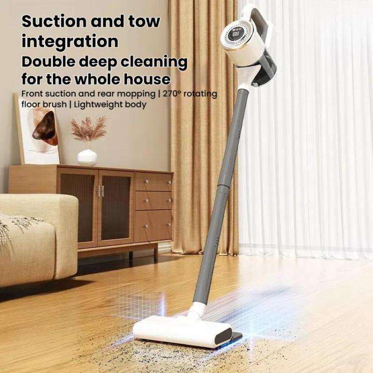 15000Pa Wireless Handheld Vacuum Cleaner Household Large Suction Mite Dusting Mopping Machine(Gra...