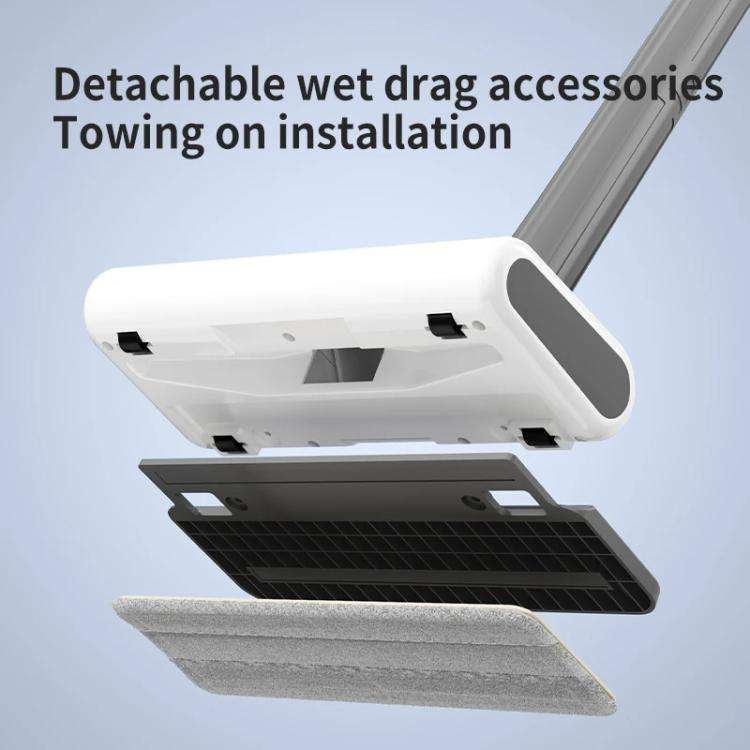 15000Pa Wireless Handheld Vacuum Cleaner Household Large Suction Mite Dusting Mopping Machine(Gra...