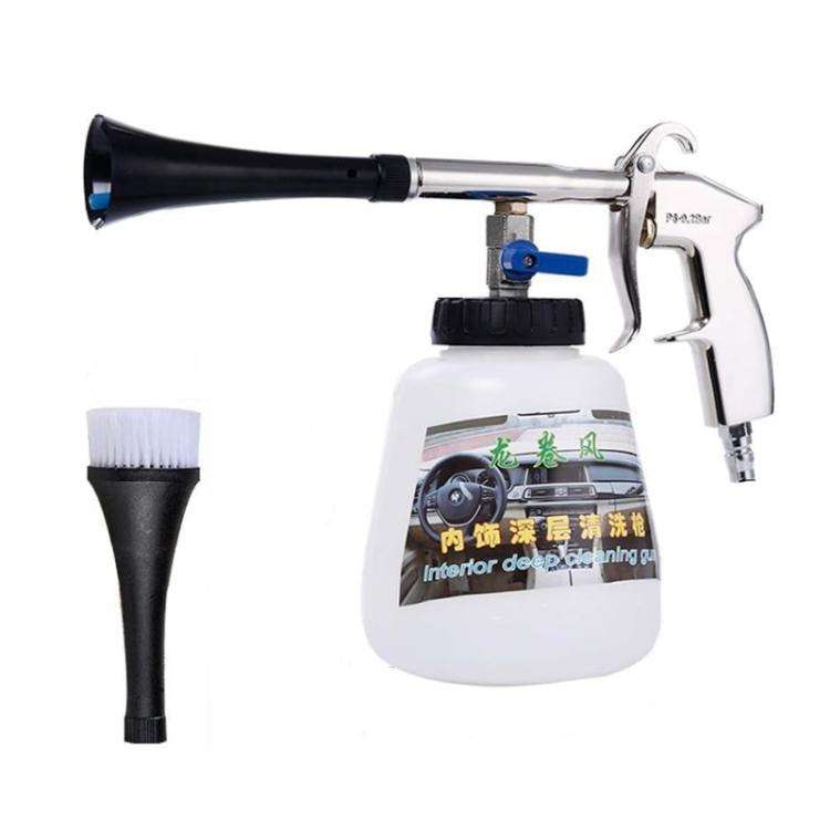 Car Tornado Cleaning Dust Blowing High Pressure Pneumatic Spray Tool(EU Connector)