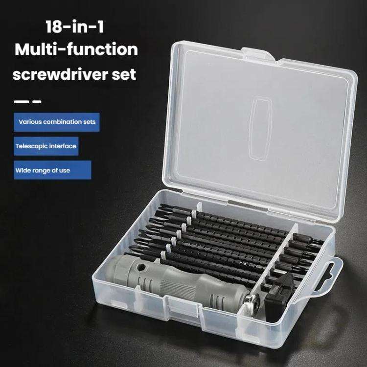 18 In 1 Multifunctional Combination Retractable Dual-purpose Screwdriver Set Iso-U Phillips Screw...