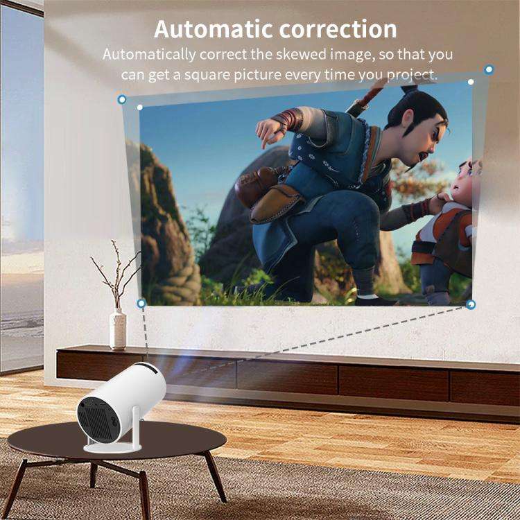 HY300  Game Projector Android 11 System With Wireless Gaming Controller 720P Home Theater(AU Plug)